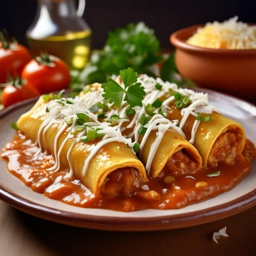 Enchiladas Rancheras.