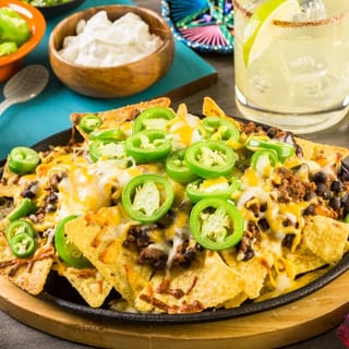 Nachos with Ground Beef