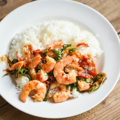 Arroz Con Camarones.